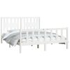 vidaXL Bed Frame without Mattress White Solid Wood Pine 160x200 cm