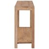 vidaXL Console Table 120x35x75 cm Solid Teak Wood