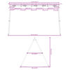 vidaXL Swing Frame for Outdoor W 341 x H 185 cm