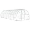 vidaXL Chicken Coop Silver 800 x 300 x 200 cm Galvanised Steel