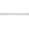 vidaXL Chain Link Fence with Spike Anchors Green 2x25 m