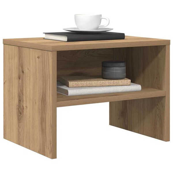 vidaXL Bedside Cabinet Artisan oak 40 x 40 x 30 cm Engineered wood