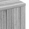 vidaXL Bathroom Cabinet Wall-mounted Grey Sonoma 39 x 23.5 x 65 cm