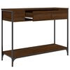 vidaXL Console Table Brown Oak 100x34.5x75 cm Engineered Wood