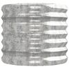 vidaXL Garden Raised Bed Galvanised Steel 224x40x36 cm Silver