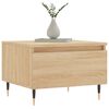 vidaXL Coffee Tables 2 pcs Sonoma Oak 50x46x35 cm Engineered Wood
