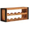 vidaXL Wine Rack Brown 100 x 45 x 33 cm Solid Acacia Wood