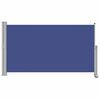 vidaXL Patio Retractable Side Awning 140 x 300 cm Blue