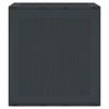 vidaXL Storage Box Anthracite 55 x 53 x 57 cm Polypropylene