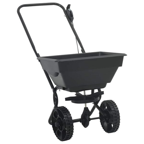 vidaXL Spreader Black 80 x 46 x 75 cm PVC and Steel