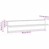 vidaXL Wall Shelf 2 pcs Artisan Oak 80 x 11.5 x 18 cm Engineered Wood
