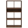 vidaXL Book Cabinet Brown Oak 66x31x112 cm Engineered Wood