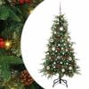 vidaXL Artificial Hinged Christmas Tree Green 150 cm PE and PVC