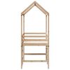 vidaXL Loft Bed with Ladder and Roof without Mattress 80x200 cm
