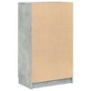 vidaXL Shoe Cabinet Concrete Grey 59x35x100.5 cm Engineered Wood