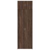 vidaXL Storage Cabinet Brown Oak 70x42.5x225 cm Engineered Wood