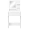 vidaXL Bedroom Dressing Tables with Drawer White 80 x 39.6 x 135 cm