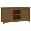 vidaXL TV Cabinet Honey Brown 103x36.5x52 cm Solid Wood Pine