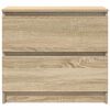 vidaXL TV Cabinet Sonoma Oak 60x35x54 cm Engineered Wood