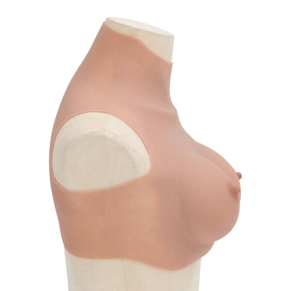 vidaXL Silicone Breastplate Natural D Cup