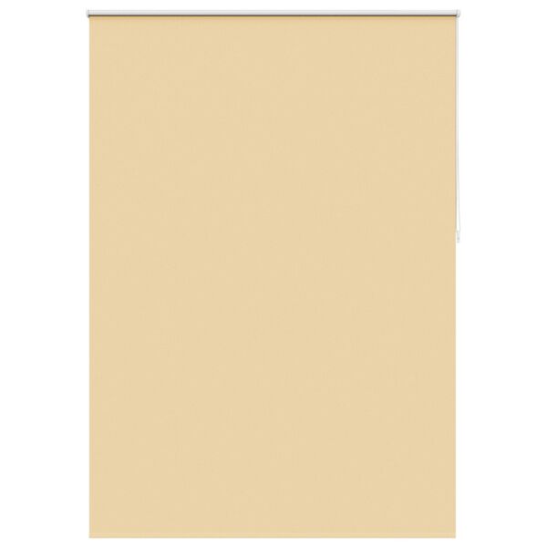vidaXL Roller blind blackout 164.4x230 cm Fabric Width 160 cm beige