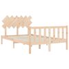 vidaXL Bed Frame without Mattress 120x200 cm Solid Wood Pine