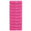 vidaXL Premium Wash Towels SOLUND 10 pcs Pink 30x30 cm 600 gsm
