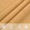 vidaXL Sunshade Sail 160 g/m² Square Sand 2.5x2.5 m HDPE