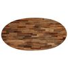 vidaXL Coffee Table Solid Reclaimed Teak Oval 120x60x30 cm