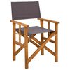 vidaXL Director's Chairs 2 pcs Solid Acacia Wood
