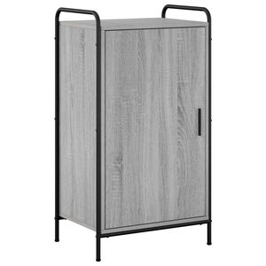 vidaXL Shoe Cabinet 51 x 36.5 x 93 cm Engineered Wood Grey Sonoma