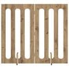 vidaXL Folding Pet Fence 2 pcs Artisan Oak 100.5 x 38 x 90 cm