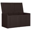 vidaXL Cushion Box Brown 86x40x42 cm