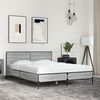 vidaXL Bed Frame without Mattress Grey Sonoma 140x190 cm
