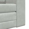 vidaXL Sofa Bed Light Grey 98 x 71 x 83 cm Velvet