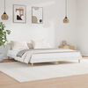 vidaXL Bed Frame without Mattress White 120x200 cm Engineered Wood