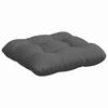 vidaXL Seat Cushions 4 pcs Dark Grey 40 x 40 x 12 cm Fabric