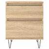 vidaXL Bedside Cabinets 2 pcs Sonoma Oak 40x35x50 cm Engineered Wood