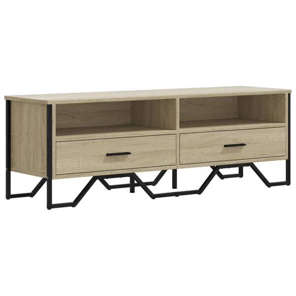 vidaXL TV Cabinet Sonoma Oak 122x34x41 cm Engineered Wood