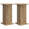 vidaXL Plant Stand 2 pcs Artisan Oak 30.5 x 30 x 60.5 cm