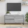 vidaXL TV Cabinet Grey Sonoma 100 x 36 x 49.5 cm Engineered Wood