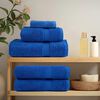 vidaXL Guest Towels "FROGN" 4 pcs Blue 30x50 cm 360 gsm