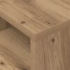 vidaXL End Table Artisan Oak 30.5 x 30 x 45 cm Engineered Wood