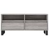 vidaXL TV Cabinet Grey Sonoma 100x34.5x44.5 cm Engineered Wood