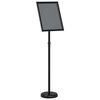 vidaXL Trade Show Displays Black 30 x 25 x 128 cm Aluminum