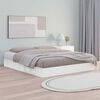 vidaXL Bed Frame without Mattress White 160x200 cm Solid Wood