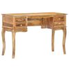 vidaXL Desk 115x45x75 cm Solid Mango Wood