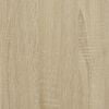 vidaXL Wall Cabinets 2 pcs Sonoma Oak 99x18x16.5 cm Engineered Wood