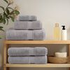 vidaXL Premium Hand Towels "SOLUND" 4 pcs Grey 50x100 cm 600 gsm