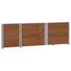 vidaXL Pallet Collars 3 pcs Brown 150x50 cm Solid Wood Pine